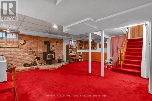 Basement - Media Room - wood burning fireplace - 1230 Major Street, Ottawa, ON - Indoor