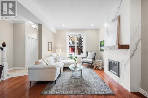 82 Second Avenue, Ottawa, ON - Indoor Photo Showing Living Room With Fireplace