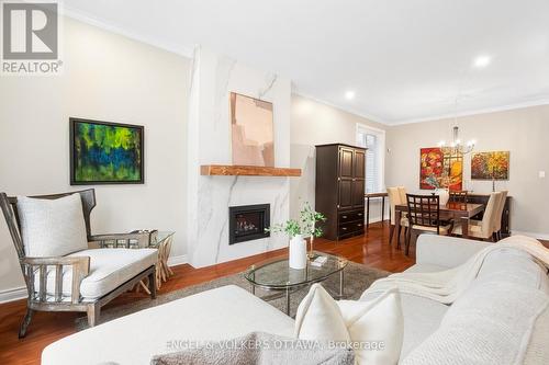 82 Second Avenue, Ottawa, ON - Indoor Photo Showing Living Room With Fireplace