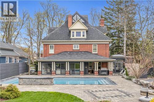 18 Brant Road N, Cambridge, ON - Outdoor With In Ground Pool With Deck Patio Veranda