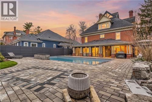 18 Brant Road N, Cambridge, ON - Outdoor With In Ground Pool With Deck Patio Veranda