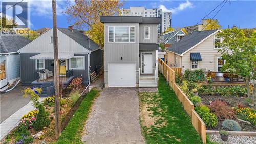 Contemporary exterior featuring clean lines and a neutral color palette - 37 Delena Avenue S, Hamilton, ON - Outdoor