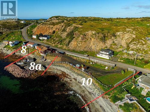 property lines (approx) - 8, 8A, 10 Main Street, Twillingate, NL 