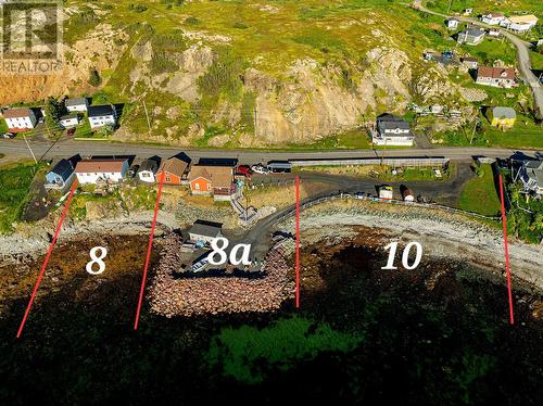 property lines (approx) - 8, 8A, 10 Main Street, Twillingate, NL 