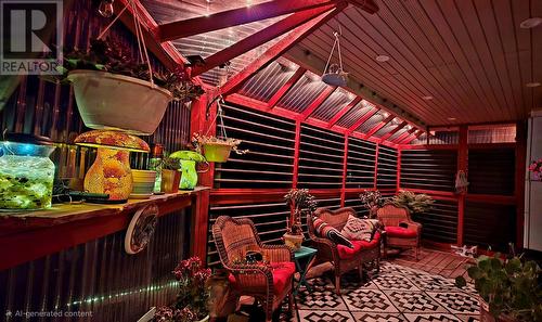 balcony at night - 8, 8A, 10 Main Street, Twillingate, NL 