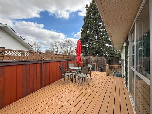 28 Magnacca Crescent, Brandon, MB - Outdoor With Deck Patio Veranda With Exterior