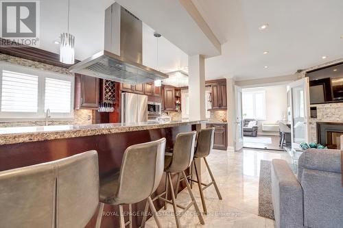 3409 Bertrand Road, Mississauga, ON - Indoor With Fireplace