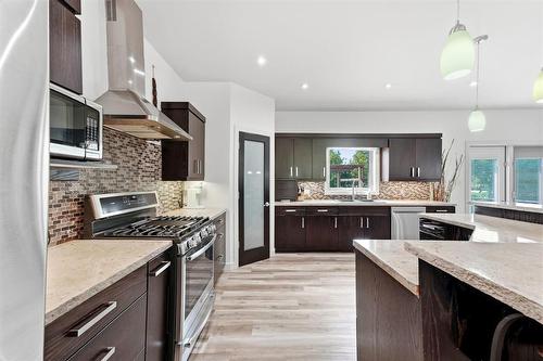 103 Robert Koop Road, Landmark, MB - Indoor Photo Showing Kitchen With Double Sink With Upgraded Kitchen