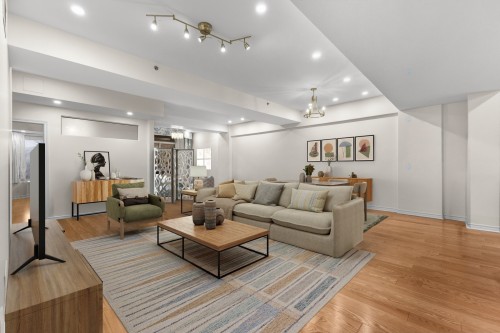 Salon - 41-1275 Av. Van Horne, Montréal (Outremont), QC - Indoor Photo Showing Living Room