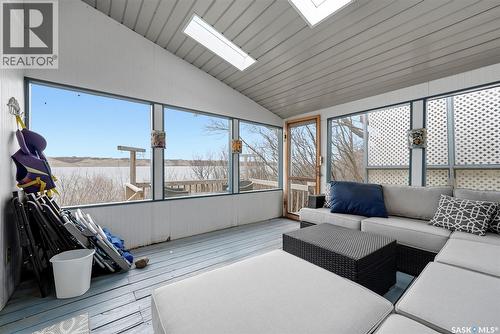 57 Sebolt Bay, Lumsden Beach, SK - Outdoor With Deck Patio Veranda With Exterior