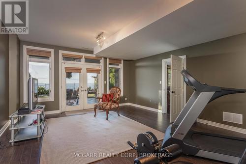 Workout room or bedroom with walkout - 89 October Drive, St. Catharines (Lakeshore), ON - Indoor Photo Showing Gym Room