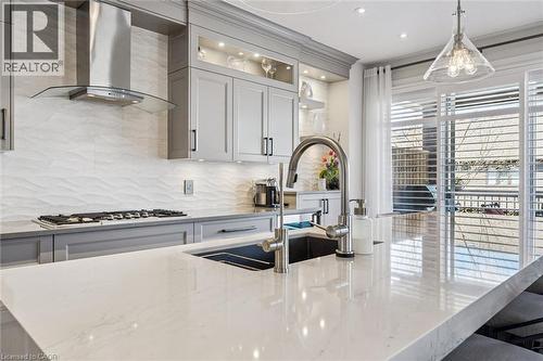 254 Gosling Gardens Unit# 20, Guelph, ON - Indoor Photo Showing Kitchen With Double Sink With Upgraded Kitchen