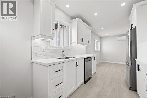 1180 Union Street, Kitchener, ON - Indoor Photo Showing Kitchen With Double Sink