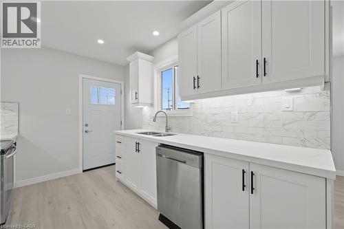 1180 Union Street, Kitchener, ON - Indoor Photo Showing Kitchen With Double Sink