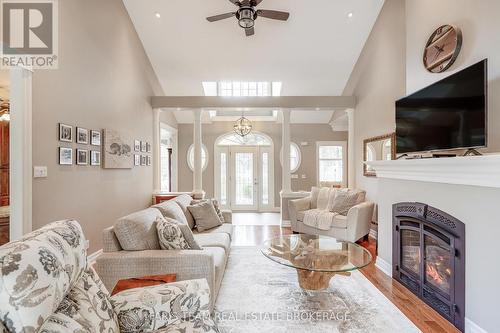 20 Mourning Dove Trail, Tiny, ON - Indoor Photo Showing Living Room With Fireplace