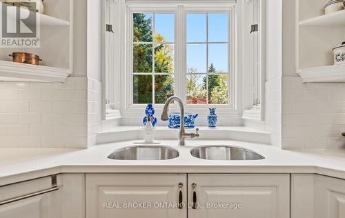 37 Lorraine Gardens, Toronto, ON - Indoor Photo Showing Kitchen With Double Sink