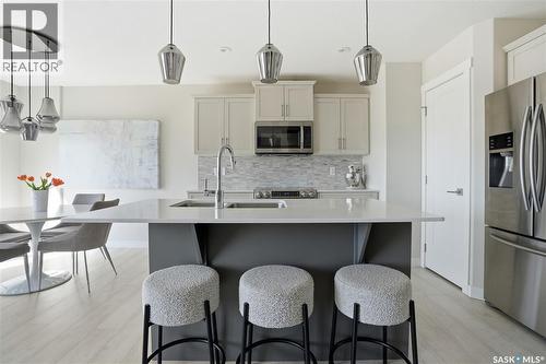 3181 Mazurak Crescent, Regina, SK - Indoor Photo Showing Kitchen With Stainless Steel Kitchen With Upgraded Kitchen