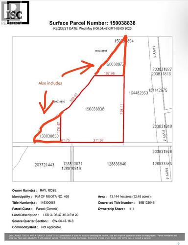 Jackfish Lakefront 40+ Acres, Meota Rm No.468, SK 