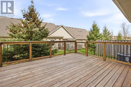 Rear Exterior Deck - 21 - 50 Bryan Court, Kitchener, ON - Outdoor With Deck Patio Veranda With Exterior
