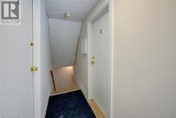 White interior doors with brass hardware - 