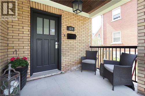 Porch - 123 Samuel Street, Kitchener, ON - Outdoor With Deck Patio Veranda With Exterior