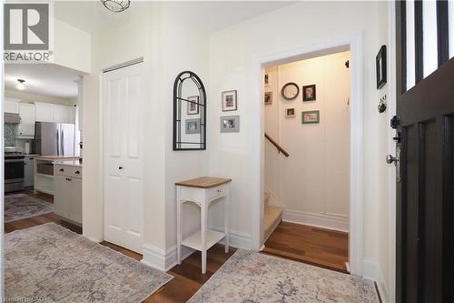 Spacious foyer with front hall closet and storage nook. - 123 Samuel Street, Kitchener, ON - Indoor Photo Showing Other Room