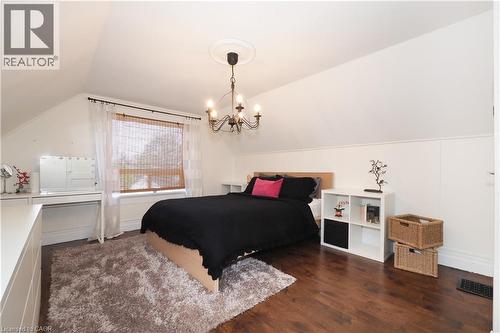 Spacious primary room with plenty of storage. - 123 Samuel Street, Kitchener, ON - Indoor Photo Showing Bedroom