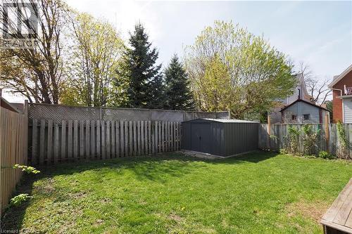 Fully fenced - 123 Samuel Street, Kitchener, ON - Outdoor With Backyard
