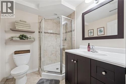 3 pc bathroom in basement - 625 Pine Island Crescent, Waterloo, ON 