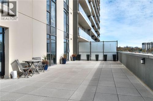 Private terrace - 50 Grand Avenue S Unit# 602, Cambridge, ON - Outdoor
