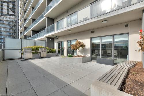 Shared patio / terrace with area for grilling - 50 Grand Avenue S Unit# 602, Cambridge, ON - Outdoor