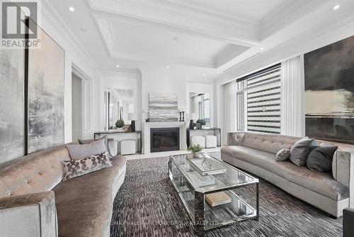 3401 - 311 Bay Street, Toronto, ON - Indoor Photo Showing Living Room With Fireplace