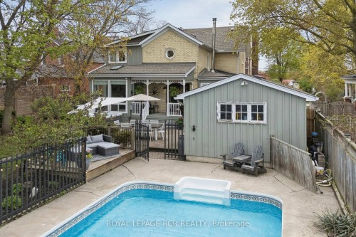838 Queenston Road, Cambridge, ON - Outdoor With In Ground Pool With Deck Patio Veranda