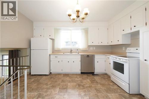 Spacious kitchen - 76 Cloverdale Crescent, Kitchener, ON - Indoor Photo Showing Kitchen With Double Sink