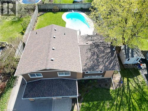 Areal view - 76 Cloverdale Crescent, Kitchener, ON - Outdoor With In Ground Pool