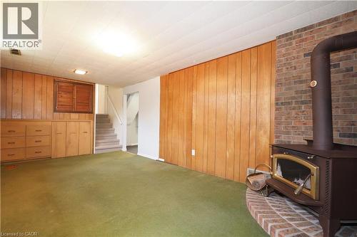 Basement recreation room with view of deep pull out storage cabinetry - 76 Cloverdale Crescent, Kitchener, ON - Indoor Photo Showing Other Room