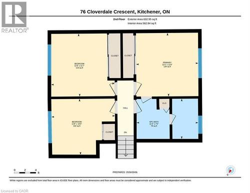 2nd story floorplan - 76 Cloverdale Crescent, Kitchener, ON - Other
