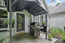 covered BBQ off of kitchen - 