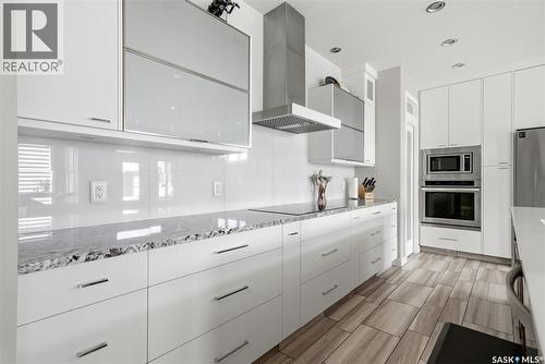 5286 Aviator Crescent, Regina, SK - Indoor Photo Showing Kitchen With Upgraded Kitchen