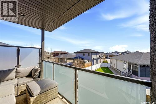 5286 Aviator Crescent, Regina, SK - Outdoor With Balcony With Exterior