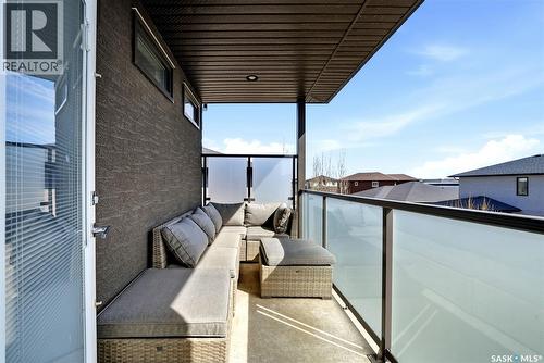 5286 Aviator Crescent, Regina, SK - Outdoor With Balcony With Exterior