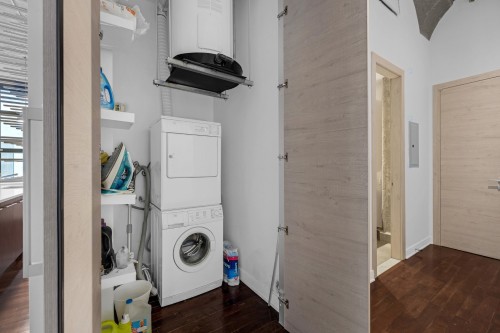 Salle de lavage - A208-1085 Rue St-Alexandre, Montréal (Ville-Marie), QC - Indoor Photo Showing Laundry Room