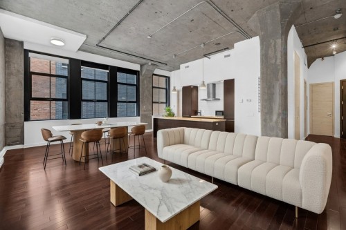 Salon - A208-1085 Rue St-Alexandre, Montréal (Ville-Marie), QC - Indoor Photo Showing Living Room