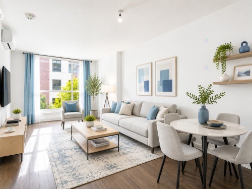 Salon - 303-1239 Rue Drummond, Montréal (Ville-Marie), QC 
