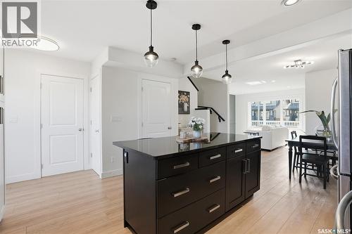 107 Langlois Way, Saskatoon, SK - Indoor Photo Showing Kitchen With Upgraded Kitchen