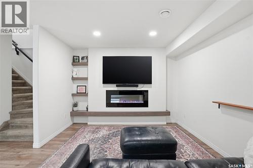 107 Langlois Way, Saskatoon, SK - Indoor With Fireplace