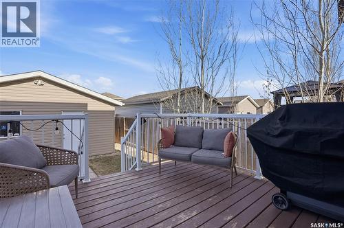 107 Langlois Way, Saskatoon, SK - Outdoor With Deck Patio Veranda With Exterior