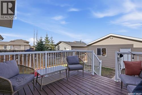 107 Langlois Way, Saskatoon, SK - Outdoor With Deck Patio Veranda With Exterior