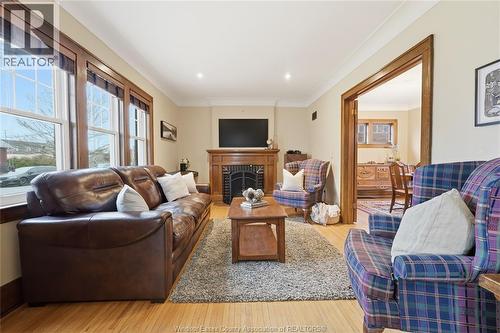 2146 Windermere, Windsor, ON - Indoor Photo Showing Living Room With Fireplace