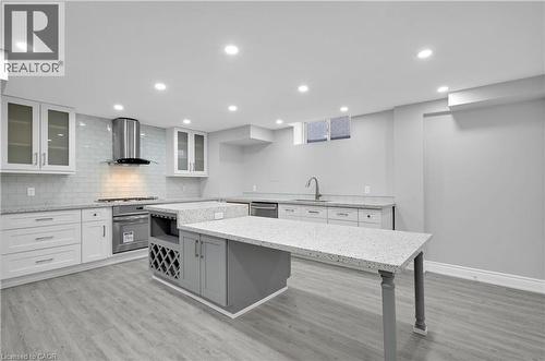 7 Riesling Court, Hamilton, ON - Indoor Photo Showing Kitchen With Upgraded Kitchen